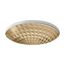 16" Round Undermount Bathroom Sink, No Overflow (Translucent Sandalwood), K-2361-TG7