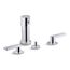 Widespread Bidet Faucet w/ Lever Handles (Polished Chrome), K-73077-4-CP
