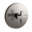 Mastershower Temperature Control Valve Trim w/ Cross Handle (Vibrant Titanium)