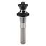 Bathroom Sink Drain w/ Overflow And Non-Removable Metal Stopper (Matte Black), K-7127-A-BL