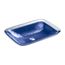 20-3/4" Rectangular Drop-In Bathroom Sink, No Overflow (Opaque Sapphire), K-2773-G6-B11