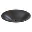 Shagreen Carillon 17-1/2" Round Drop-In Bathroom Sink, No Overflow (Ebony Pearl), K-77714-TB2