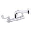 Triton Bowe 1.8 Gpm Kitchen Sink Faucet w/ 8-3/16" Swing Spout, Aerated Flow And Wristblade Handles (Polished Chrome), K-810T20-5AFA-CP
