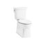 Corbelle Two-Piece Elongated Toilet w/ Skirted Trapway, 1.28 Gpf (White), K-3814-0