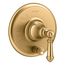 Artifacts Rite-Temp Valve Trim w/ Push-Button Diverter And Lever Handle (Vibrant Brushed Moderne Brass), K-T72768-4-2MB