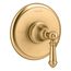 Artifacts Mastershower Temperature Control Valve Trim w/ Lever Handle (Vibrant Brushed Moderne Brass), K-T72769-4-2MB