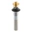 Bathroom Sink Drain w/ Overflow And Non-Removable Metal Stopper (Vibrant Brushed Moderne Brass), K-7127-A-2MB
