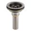 Duostrainer Sink Drain And Strainer w/ Tailpiece (Vibrant Titanium), K-8801-TT