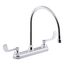 Triton Bowe 1.8 Gpm Kitchen Sink Faucet w/ 9-5/16" Gooseneck Spout, Aerated Flow And Wristblade Handles (Polished Chrome), K-810T70-5AFA-CP