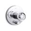 Rite-Temp Valve Trim w/ Industrial Handle And Diverter (Polished Chrome)