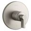 Components Mastershower Temperature Control Valve Trim w/ Lever Handle (Vibrant Brushed Nickel), K-T78027-4-BN
