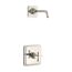 Rite-Temp Shower Trim Kit w/ Cross Handle, Without Showerhead (Vibrant Polished Nickel), K-TLS13134-3A-SN