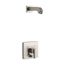 Rite-Temp Shower Trim Kit w/ Push-Button Diverter, Without Showerhead (Vibrant Brushed Nickel)