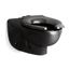 Wall-Mount Top Spud Flushometer Bowl (Black/Black), K-84325-7