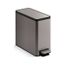 2.5-Gallon Slim Step Trash Can (Stainless Steel), K-20957-ST