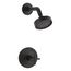 Purist Rite-Temp Shower Trim Kit w/ Cross Handle, 1.75 Gpm (Matte Black), K-TS14422-3G-BL
