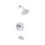 Rite-Temp Bath And Shower Trim Kit, 1.75 GPM , Slip-Fit Spout (Polished Chrome)