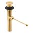 Premier Pop-Up Drain, Exposed, Without Overflow (Vibrant Brushed Moderne Brass), K-7114-2MB