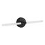 Components Two-Light Led Sconce (Matte Black), K-23464-SCLED-BLL
