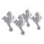 Iron Works Historic Ball-And-Claw Feet (Polished Chrome), K-1103-CP