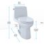 MS854114SL#12 Ultramax 1-Piece Elongated 1.6 GPF Ada Compliant Toilet (Sedona Beige)