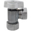 1/2" Nom Comp (5/8" OD) x 7/16" & 1/2" Slip-Joint 1/4 Turn Angle Stop, Lead Free (Chrome)