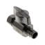 1/2" PEX Crimp x 3/8" OD Comp 1/4 Turn Supply Straight Stop (Chrome Plated)
