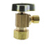1/2" Nom Comp (5/8" OD) x 1/4" OD Comp 1/4 Turn Angle Stop, Lead Free (Rough Brass)