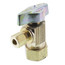 1/2" Nom Comp (5/8" OD) x 1/4" OD Comp 1/4 Turn Angle Stop, Lead Free (Rough Brass)