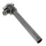 1/2" Nominal Sweat x 3/8" OD Compression 1/4-Turn Angle Ball Stop Valve wih 5" Extension Tube, Lead Free (Chrome)