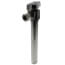 1/2" Nominal Sweat x 3/8" OD Compression 1/4-Turn Angle Ball Stop Valve wih 5" Extension Tube, Lead Free (Chrome)