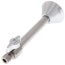 1/2" Nom. Sweat x 3/8" OD Comp. 1/4-Turn Straight Ball Stop Valve w/ Escutcheon, Lead Free (Chrome)