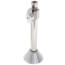 1/2" Nom. Sweat x 3/8" OD Comp. 1/4-Turn Straight Ball Stop Valve w/ Escutcheon, Lead Free (Chrome)
