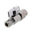 1/2" Nominal CPVC x 3/8" OD Compression 1/4-Turn Straight Ball Stop Valve, Lead Free (Chrome)