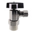1/2" Nominal CPVC x 3/8" OD Compression 1/4-Turn Angle Ball Stop Valve, Lead Free (Chrome)