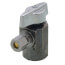 1/2" FIP x 1/4" OD Compression 1/4-Turn Angle Ball Stop Valve, Lead Free (Chrome)
