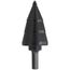 Double-Fluted #15 Step Drill Bit, 7/8" to 1-3/8"