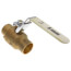 1" Full Port Sweat Ball Valve w/ Latch Lock Handle (Lead Free)
