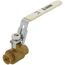 1/4" Full Port Threaded Ball Valve w/ Latch Lock Handle (Lead Free)