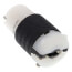 Turnlok Industrial Grade Connector, 30A, NEMA L14-30R - Black/White (125V)