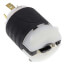 Turnlok Industrial Grade Plug, 30A, NEMA L14-30P - Black/White (125V)