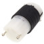 Turnlok Industrial Grade Connector, 30A, NEMA L15-30R - Black/White (250V)