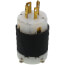 Turnlok Industrial Grade Plug, 20A, NEMA L16-20P - Black/White (480V)