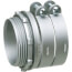 2-1/2" Zinc BX-Flex Squeeze Connector with Round End Stop