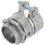 3/4" Zinc BX-Flex Squeeze Connector with Round End Stop
