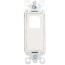 Decora LED Illuminated Rocker Switch, Single-Pole - White (15 Amp, 120/277V)