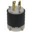 Turnlok Industrial Grade Plug, 30A, NEMA L6-30P - Black/White (250V)