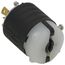 Turnlok Industrial Grade Plug, 30A, NEMA L6-30P - Black/White (250V)