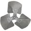 22" CW 3-Blade Fan Blade w/ 1/2" Bore (24° Pitch), LA01EA038