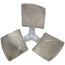 20" 3-Blade Fan Blade w/ 1/2" Bore (26° Pitch), LA01RA320